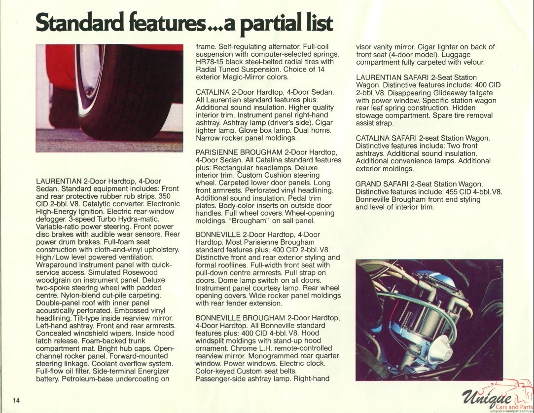 1976 Canadian Pontiac Brochure Page 12